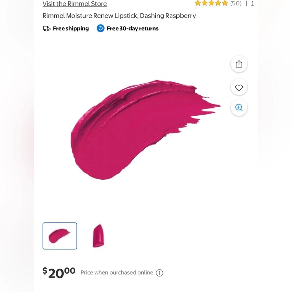 Rimmel Creamy Pink Lipstick